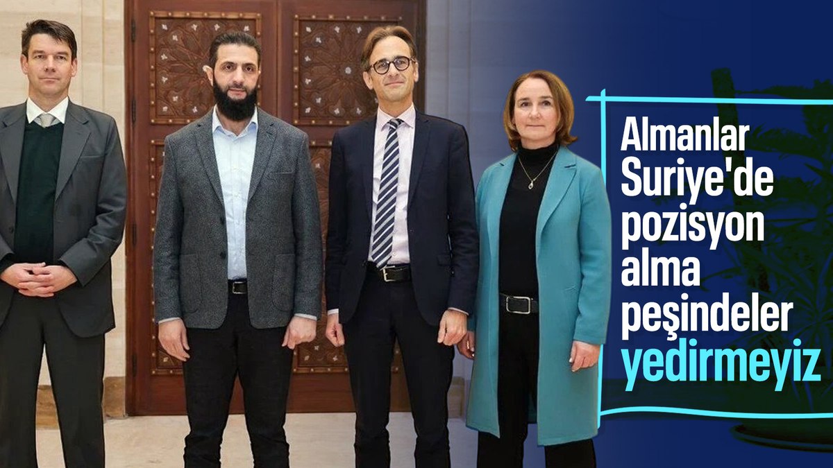 Alman temsilciler Şam’da Colani ile görüştü