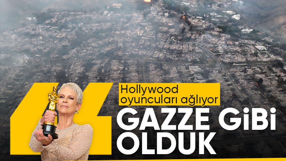 Jamie Lee Curtis, Los Angeles’taki orman yangınını Gazze’ye benzetti