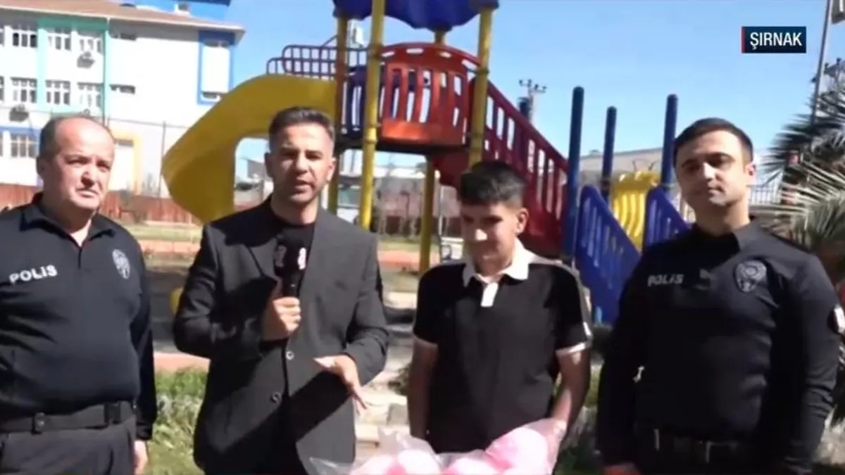 Kahraman polisler ve ve engelli genç o anları anlattı: Pamuk şekeri satın alırken neler hissettiler?
