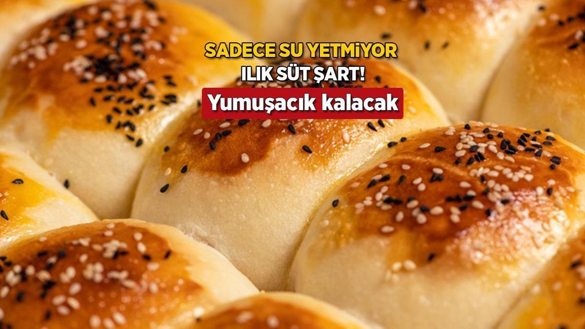 Sadece su yetmez, ılık süt şart! Poğaçanın tadını da kıvamını da değiştiren tarif